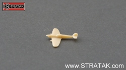 Axis & Allies Fighter Spitfire Great Britain tan