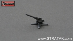 Axis & Allies AA gun 8.8 Germany black without shield