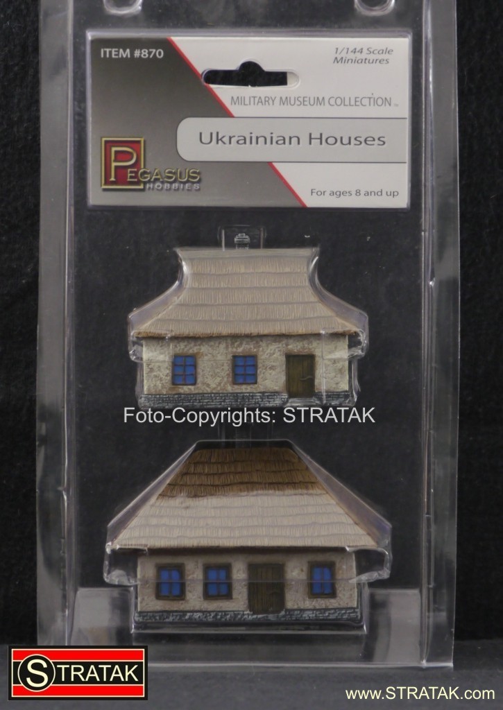 1 Pegasus Hobbies Ukrainian House Painted -- Plastic Model 707600078018 