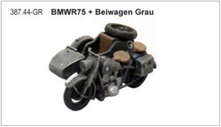 Artitec 387.44-GR motorbike BMW R75 grey